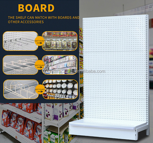 Equipo de supermercado barato Rak Gondola Gandola Estantes de acero Supermercados Super Shop Rack, Black Retail Shop Unidades de estantería - Product Image 6
