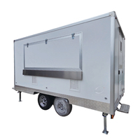 Nouveau design de camion-remorque pour la vente de nourriture en Europe, entièrement équipé, mobile avec cuisine complète pour la vente en gros