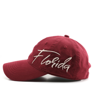 Casquette de baseball unisexe pour adultes, quatre saisons, personnalisée, avec lettres brodées sur le pan gauche, en polyester/coton, 6 panneaux, visière incurvée - Product Image 2