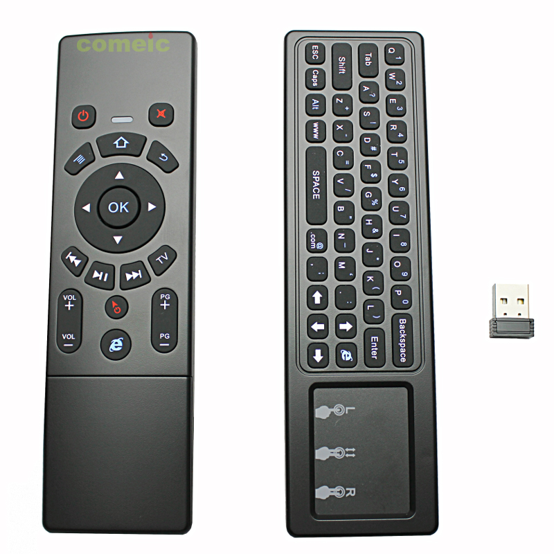 Беспроводная мини-клавиатура 3 в 1 с сенсорной панелью и пультом ДУ