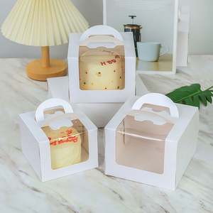 Caja de Cartón Resistente para Pastel de Cumpleaños, Apta para Alimentos, Portátil, con Acabado Mate y Protección UV, 4/6/8/10/12 Pulgadas - Product Image 3