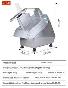 Automatische groente- en fruitsnij- en draadsnijmachine 220V motor - Product Image 2