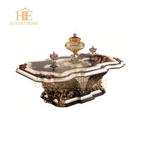 Ensemble de canapés de luxe haut de gamme en tissu et bois massif, grand format, style européen royal turc, pour salon, sur mesure