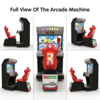 Simulateur de conduite de voiture à monnayeur DX Arcade Racing Game Machine de 43 pouces avec éclairage LED et siège de course rouge, en métal commercial
