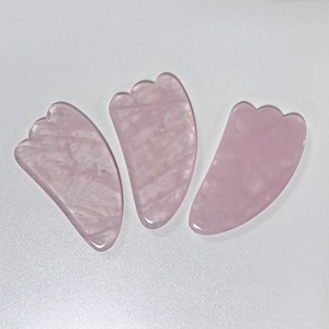 เครื่องนวดหน้าสำหรับการทำงานของกล้ามเนื้อและกำจัดริ้วรอยเครื่องกัวซาแบบใช้มือถือได้สามแบบโรสควอตซ์ - Product Image 1