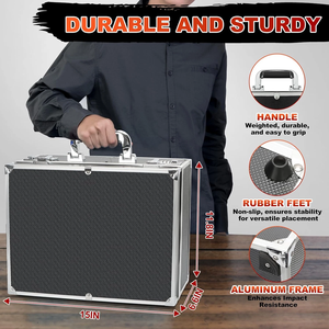 Boîte de rangement pour plus de 170 cartes classées, 4 compartiments, étui pour cartes de sport avec serrure à code, étui de rangement pour cartes à collectionner à 4 rangées - Product Image 4