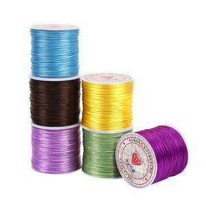 <span class=keywords><strong>Filo</strong></span> Elastico Piatto da 0,8 mm per Bigiotteria, <span class=keywords><strong>Filo</strong></span> Elastico in Spandex, Bobina da 50m, 25 Colori, per Creazione Gioielli Fai da Te, Braccialetti e Mala, Vendita all'Ingrosso - Product Image 3