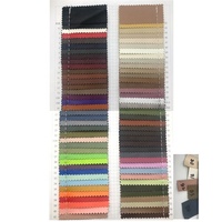 Tissu en similicuir PU 0,6 mm à succès avec support TC imperméable pour robes et vêtements, couleur personnalisée, expédition immédiate