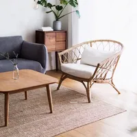 Ensemble de salon de jardin en rotin tressé, style nordique moderne, pour patio, jardin, balcon - Fabricant de meubles, vente en gros, OEM, ODM, sur mesure