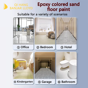 Một cửa dịch vụ <span class=keywords><strong>Epoxy</strong></span> terrazzo màu cát tự san lấp mặt bằng sàn sơn Hệ Thống Màu cát thạch anh <span class=keywords><strong>Epoxy</strong></span> lớp phủ sàn - Product Image 6