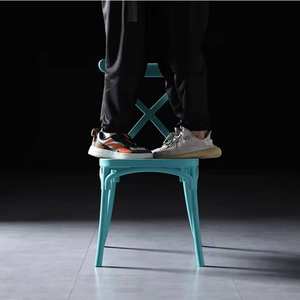 Chaises de salle à manger empilables en plastique, design classique français, dossier haut en X, pour l'intérieur et l'extérieur des restaurants, vente en gros - Product Image 6