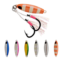 Dragon Addictpro D025 Slow Pitch Jigging Lure Metal Jig 20-100gram Tanpa Kail untuk Memancing di Laut & Air Tawar