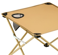 Table de camping pliable portable en gros pour barbecue en plein air, plage, randonnée, bureau pliable en tissu Oxford avec sac de rangement