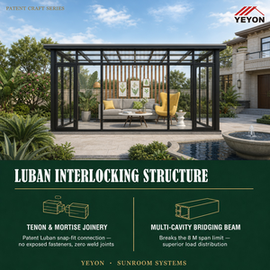 Yeyon OEM - Revestimiento de Vidrio Laminado de Seguridad Resistente a Huracanes, para Proyectos Comerciales, Residenciales, Terrazas Exteriores, Invernaderos - Product Image 2