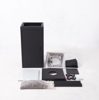 Brasero au propane multifonctionnel 850g/heure, nouveau chauffage de terrasse extérieur en acier avec allumage par impulsions pour camping, fêtes et jardin
