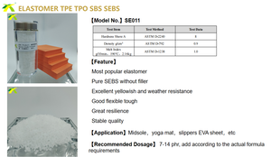 Youxing SE011 Elastomero Termoplastico ad Alta Resilienza SEBS TPE per la Produzione di Granuli di Composto EVA - Product Image 5