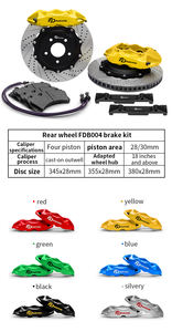 Voiture de course haute performance gros kit de frein étrier 6 Pistons 4 Pistons étrier de frein 44011-EM11A pour Tiida C11 C12 Qashqai J10 - Product Image 4