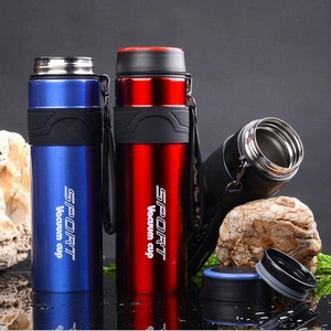 1 litro Personalizzato 32oz doppia parete in acciaio inox bottiglia di acqua di sport 1000ml - Product Image 6
