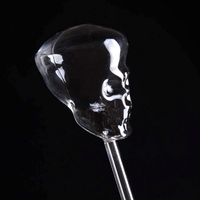 Globe d'arrosage automatique en verre transparent en forme de crâne, ampoules d'arrosage automatique pour fleurs, écologiques