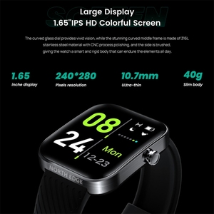 NORTH EDGE montre intelligente NHC 1.65 pouces écran TFT Gps piste sport Fitness Bracelet montre intelligente prise en charge PPG + ECG montre intelligente - Product Image 6