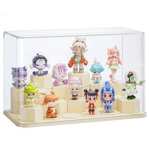 Hiện đại Acrylic Hộp mù tủ trưng bày cho <span class=keywords><strong>Barbie</strong></span> labubu bong bóng Mart con số nhựa trong suốt chống bụi lưu trữ hộp hiển thị - Product Image 5