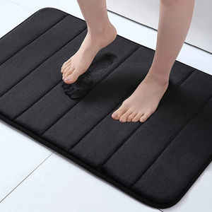 Tapis de bain antidérapant super absorbant en mousse à mémoire de forme, tapis de douche doux pour la décoration intérieure, chambre et salle de bain - Product Image 1