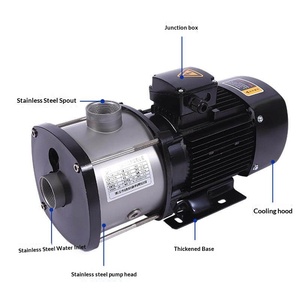 Bomba Centrífuga Multietapa Horizontal de Acero Inoxidable Jedi <span class=keywords><strong>CHM</strong></span>, 220V 380V, Bomba de Agua Eléctrica con Especificaciones Completas - Product Image 1
