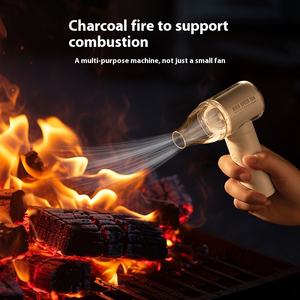 Ventilateur turbo à grande vitesse Mini canon à vent portable rechargeable par USB pour une utilisation en voiture en plastique durable YS - Product Image 5