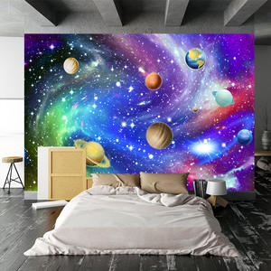 <span class=keywords><strong>Papier</strong></span> <span class=keywords><strong>peint</strong></span> personnalisé 3D stéréo univers ciel étoilé paysage Mural salon TV canapé chambre décor à la maison <span class=keywords><strong>fresque</strong></span> - Product Image 1