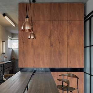 Papier peint à peler et à coller en Grain <span class=keywords><strong>de</strong></span> bois Planche <span class=keywords><strong>de</strong></span> papier <span class=keywords><strong>de</strong></span> contact amovible rustique auto-adhésive pour armoires <span class=keywords><strong>de</strong></span> comptoir Film vinyle - Product Image 2