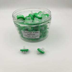 Filtro de jeringa de plástico de nailon de 13mm al por mayor 0,1 Um filtración refinada Material PE personalizable OEM para investigación de laboratorio MOQ - Product Image 2
