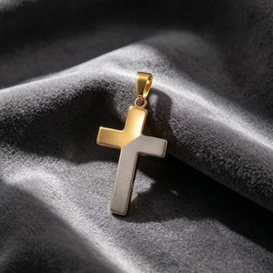 Collar con Colgante de Cruz para Hombre y Mujer, Acero Inoxidable, Joyería Cristiana Minimalista, Regalo Religioso Unisex - Product Image 4
