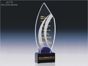 Gran oferta, nueva forma de vela, placa de cristal transparente en blanco personalizada, logotipo personalizado, trofeo de cristal, premio de cristal para regalos corporativos - Product Image 2