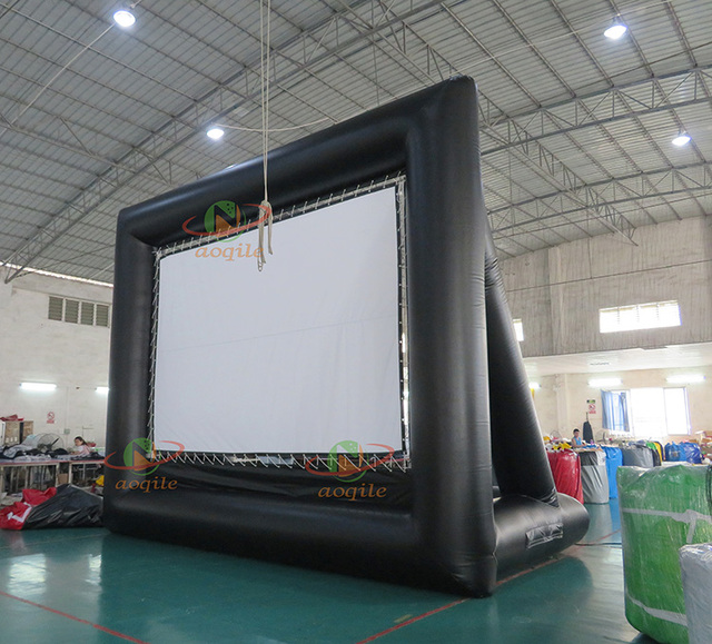 Outdoor Party Inflatable Cinema Equipment Inflatable Outdoor Movie Screen Projector