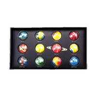 Petite boîte à chocolat Starry Sky Planet 12 boules parfumées fruitées créatives enduites pour la décoration de la Saint-Valentin pour profiter
