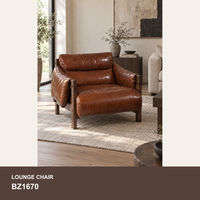 Fauteuil d'appoint moderne en similicuir, fauteuil rembourré avec structure en bois massif, idéal pour coin lecture