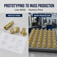 Pièces en laiton usinées CNC sur mesure OEM à faible MOQ, composants de tournage et de fraisage de précision en cuivre bronze C36000 H59 H62