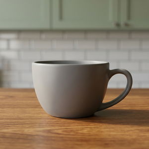 Mug à café en céramique mate minimaliste, couleur unie, pour usage domestique - Product Image 1