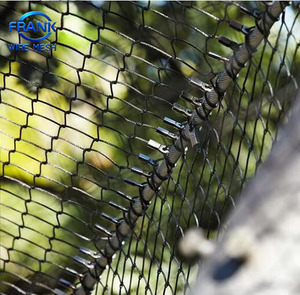 2 मिमी स्टेनलेस स्टील फेरेदार तार रस्सी नेट जाल सुरक्षा उद्देश्य के लिए बगीचे चिड़ियाघर सजावटी तार जाल के लिए सुरक्षा बाड़ - Product Image 5