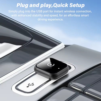 Adaptateur Carplay sans fil & Android Auto Dongle Mini Plus Work iphone avec Usb Type a c Connector for apple