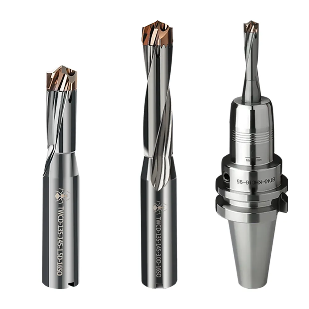 HOANYORE 1.5D internal cooling carbide bit non-standard diameter 10-31.00mm JCD crown drill Twist drill