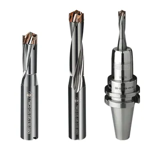 HOANYORE 1.5D Internal Cooling Carbide Bit Non-standard Diameter 10-31.00mm JCD Crown Drill Twist Drill