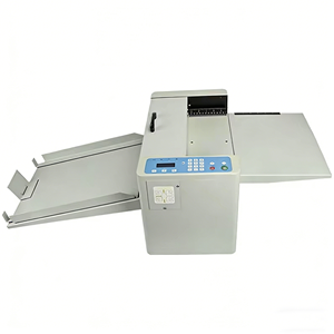 Machine à plier le <span class=keywords><strong>papier</strong></span> numérique semi-automatique de bureau A4 330 mm/12,99 pouces ST-6602 Mini pour le traitement du <span class=keywords><strong>papier</strong></span> - Product Image 3