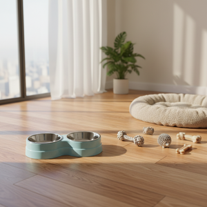 2026 Fine Era - Tazón Portátil de Acero Inoxidable para Mascotas, Ecológico, Conveniente para Acampar, Bebedero de Agua Sólido para <span class=keywords><strong>Perros</strong></span> y Gatos - Product Image 2