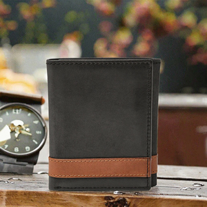 Portefeuille court ouvert en cuir véritable pour homme, étanche, le plus vendu en 2026 - Product Image 3