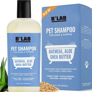 Best Selling Private Label Oatmeal Sulfate Free Pet Shampoo Deeply Bathing Grooming For Puppies And Dogs