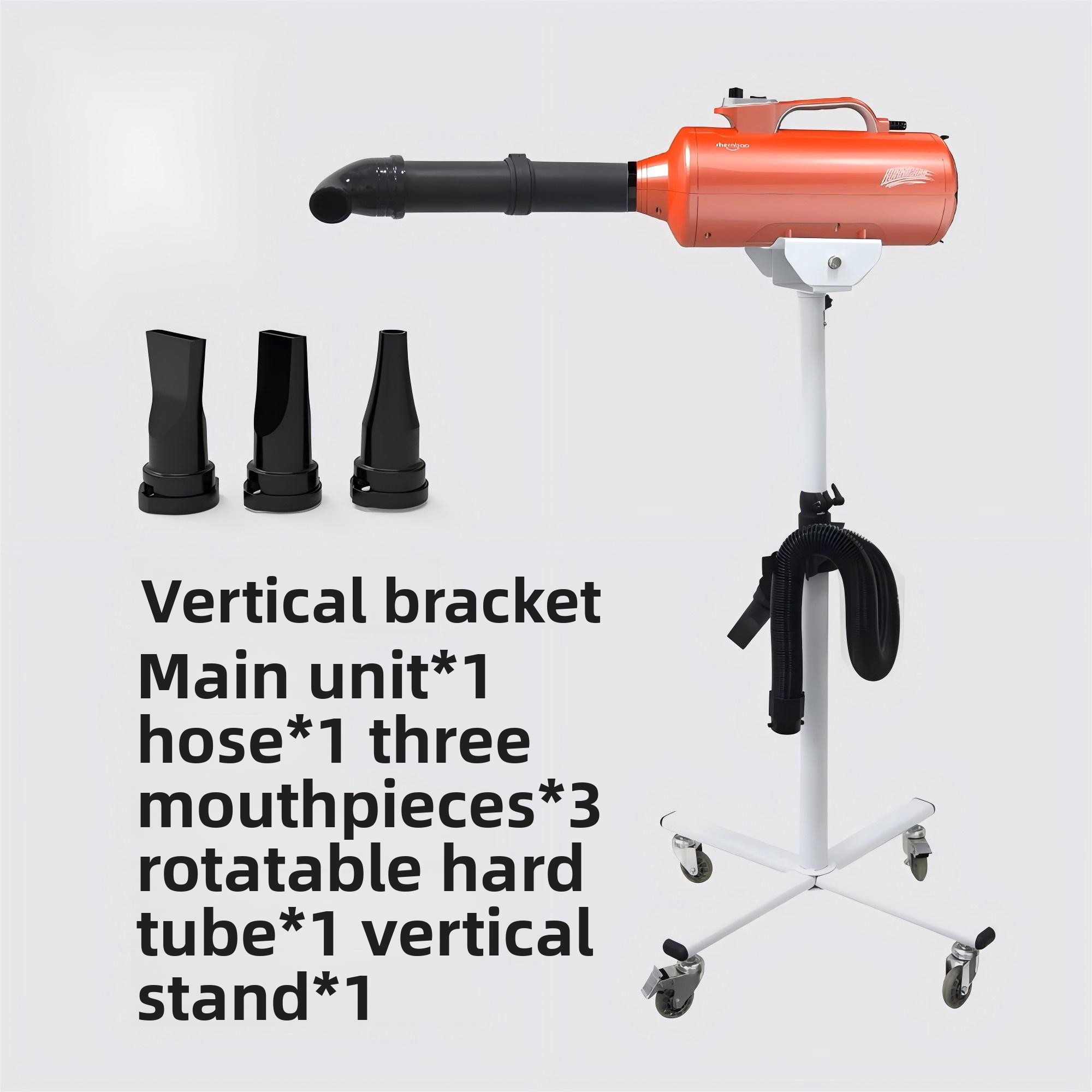 Support vertical rouge-séchage par soufflage-tirable