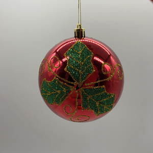 MONDECASA-bola de <span class=keywords><strong>navidad</strong></span> de diferentes tamaños, cristal grabado, <span class=keywords><strong>bolas</strong></span> de <span class=keywords><strong>navidad</strong></span> <span class=keywords><strong>rojas</strong></span> de lujo - Product Image 4