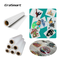 Eraasmart A3 A4 DTF, Lámina PET para Transferencia de Calor, Papel de Transferencia de Calor de Una o Dos Caras, Hojas para Impresora de Baja Temperatura para Película DTF A3 A4