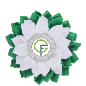 Nuevo lanzamiento América GF Organización Año de Fundación Diseño Verde Cristal Con cuentas 1927 Pulsera elástica para Girl Friends Inc - Product Image 3